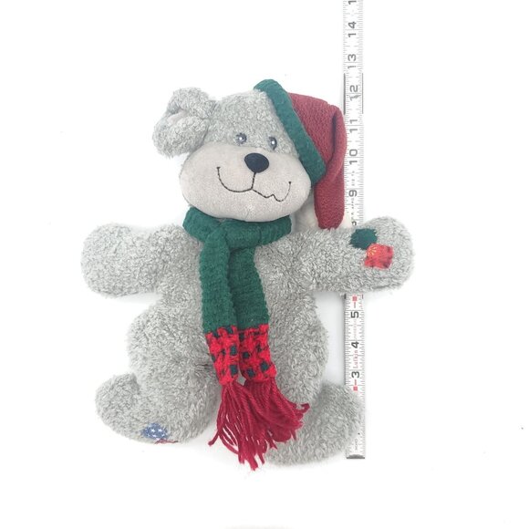 Vintage Fun World 12" SNOWMAN Plush & Teddy Bear Stuffed Animal  Christmas Set 2 - Picture 13 of 13